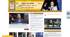 Desktop Screenshot of luathatran.vn